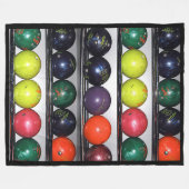 Bowling Fleece Blanket (Vorderseite (Horizontal))