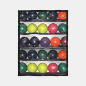 Bowling Fleece Blanket (Vorderseite)