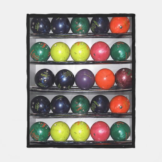 Bowling Fleece Blanket (Vorderseite)