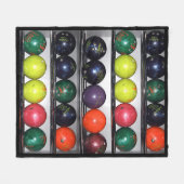 Bowling Fleece Blanket (Vorderseite (Horizontal))
