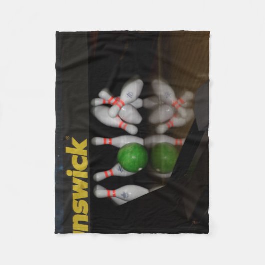 Bowling Fleece Blanket (Vorderseite)