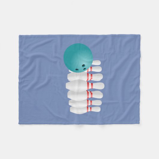Bowling Fleecedecke (Vorderseite (Horizontal))