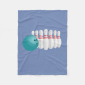 Bowling Fleecedecke (Vorderseite)