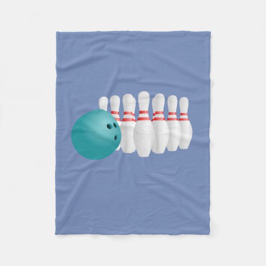 Bowling Fleecedecke (Vorderseite)
