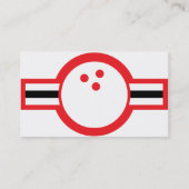 Bowling: Flugstar Visitenkarte (Rückseite)