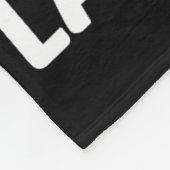 Bowling Funny Bowler hört das Zehn-Button lachen Fleecedecke (Ecke)