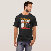 Bowling Funny Turkey Junters T Shirt (Vorne ganz)