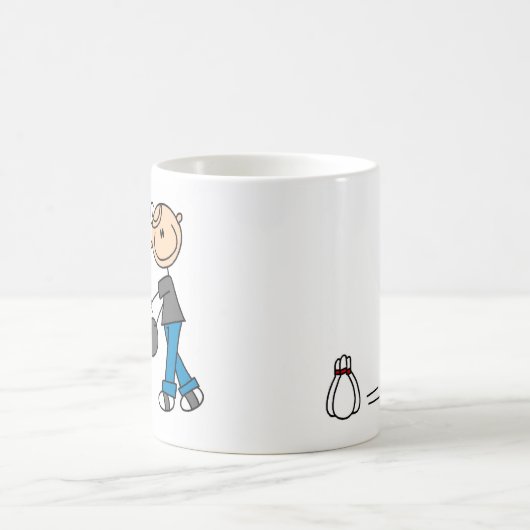 Bowling für eine Streik-Tasse Kaffeetasse (Mittel)