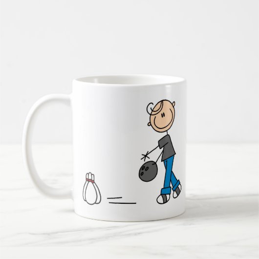 Bowling für eine Streik-Tasse Kaffeetasse (Links)