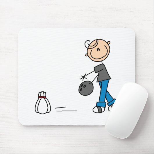 Bowling für einen Streik Mousepad (Mit Mouse)