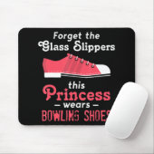 Bowling für Frauen, Ehefrau, Mama oder Mädchen Mousepad (Mit Mouse)