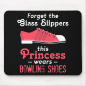Bowling für Frauen, Ehefrau, Mama oder Mädchen Mousepad (Vorne)
