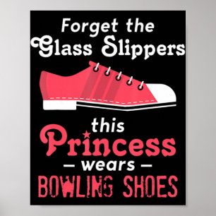 Bowling für Frauen, Ehefrau, Mama oder Mädchen Poster