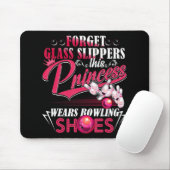 Bowling für Frauen Mädchen Kinder Mama Ehefrau Mousepad (Mit Mouse)
