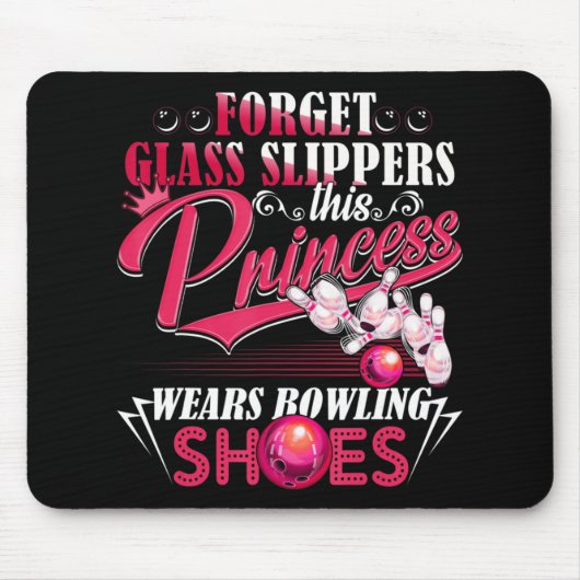 Bowling für Frauen Mädchen Kinder Mama Ehefrau Mousepad (Vorne)