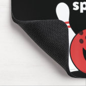 Bowling für Frauen und Kinder Mousepad (Ecke)