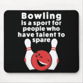 Bowling für Frauen und Kinder Mousepad (Vorne)