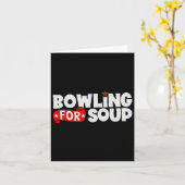 Bowling für Soup Funny Karte (Gelbe Blume)