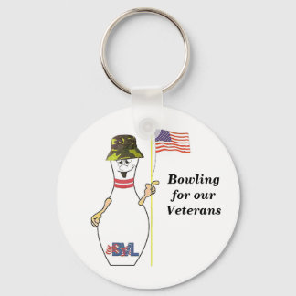 Bowling für unsere Veteranen Schlüsselanhänger