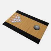 Bowling Fußmatte (Schrägansicht)