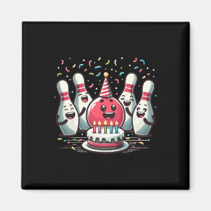 Bowling-Geburtstag und Geburtstagsfeier für Jungen Magnet