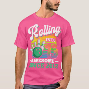 Bowling Geburtstagspartei in 13 Jahre 13. T-Shirt