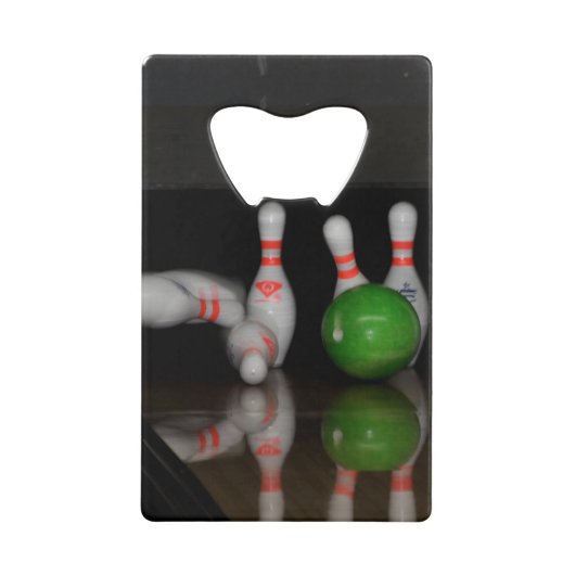Bowling Geldbeutel Flaschenöffner (Vorderseite)