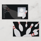 Bowling - Geschäft Visitenkarte (Vorne/Hinten)