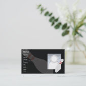 Bowling - Geschäft Visitenkarte (Stehend Vorderseite)