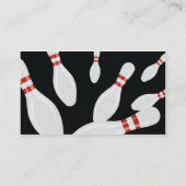 Bowling - Geschäft Visitenkarte (Rückseite)