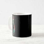 Bowling-Geschenke für Männer Frauen Bunte Stil Bow Kaffeetasse (Vorderseite Links)