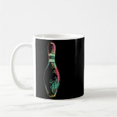 Bowling-Geschenke für Männer Frauen Bunte Stil Bow Kaffeetasse (Links)