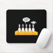 Bowling Geschenke für Männer Funny Bowler Designs Mousepad (Mit Mouse)