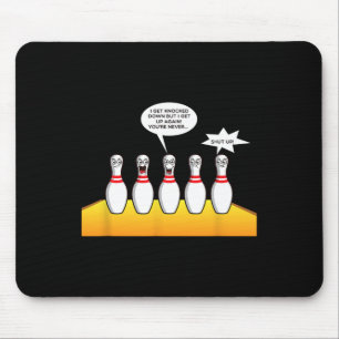 Bowling Geschenke für Männer Funny Bowler Designs Mousepad