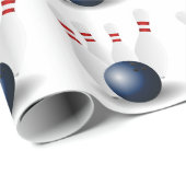 Bowling Geschenkpapier (Rolleneckpunkt)