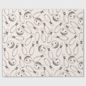 Bowling Geschenkpapier (Flach)