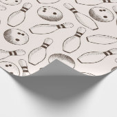 Bowling Geschenkpapier (Ecke)