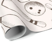 Bowling Geschenkpapier (Rolleneckpunkt)