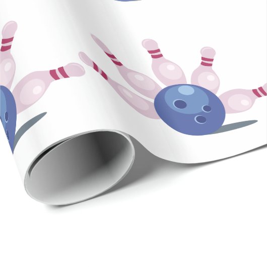 Bowling Geschenkpapier (Rolleneckpunkt)