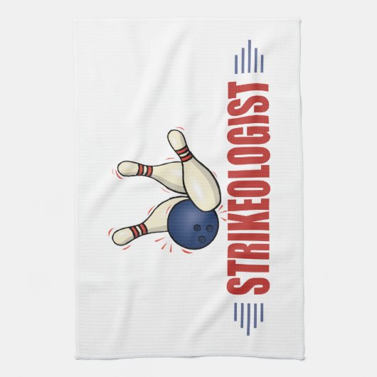 Bowling Geschirrtuch (Vertikal)