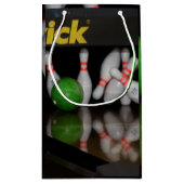 Bowling Gift Bag Kleine Geschenktüte (Rückseite)