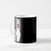 Bowling Gift Bowler Zubehör Bowling Team Stuff Kaffeetasse (Vorderseite Links)