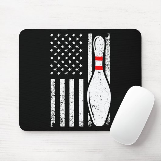 Bowling Gift Bowler Zubehör Bowling Team Stuff Mousepad (Mit Mouse)