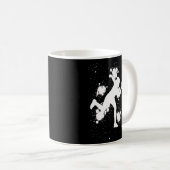 Bowling Girl Ball Button Bowler Strike Bowling Fan Kaffeetasse (VorderseiteRechts)