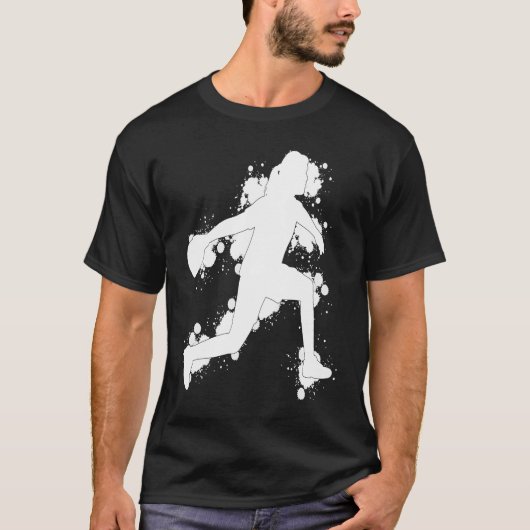 Bowling Girl Ball Pin Bowler Strike Team Bowling A T-Shirt (Vorderseite)