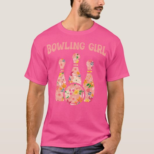 Bowling Girl Funny Bowling Team Bowler Bowling T-Shirt (Vorderseite)
