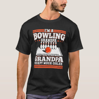 Bowling Grandpa Bowler Großvater Geschenk T-Shirt