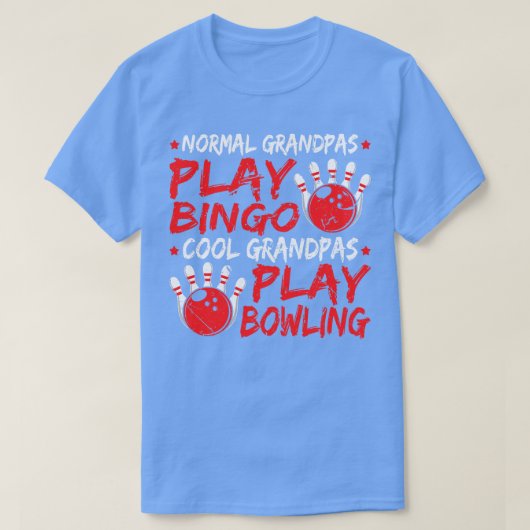 Bowling Grandpa T-Shirt (Design vorne)