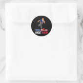 Bowling Great Again - Funny Trump Bowling Accessor Runder Aufkleber (Tasche)