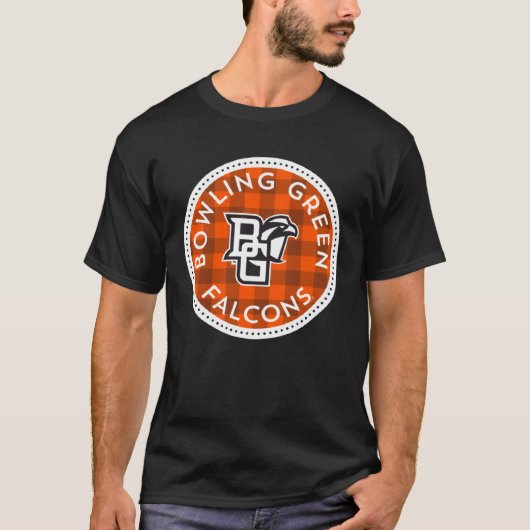 Bowling Green BGSU Falcons Plaid Badge T-Shirt (Vorderseite)